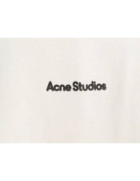 Acne Studios small letter foam print short-sleeved T-shirt,Acne Studios