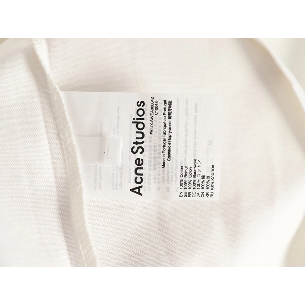 Acne Studios small letter foam print short-sleeved T-shirt,Acne Studios