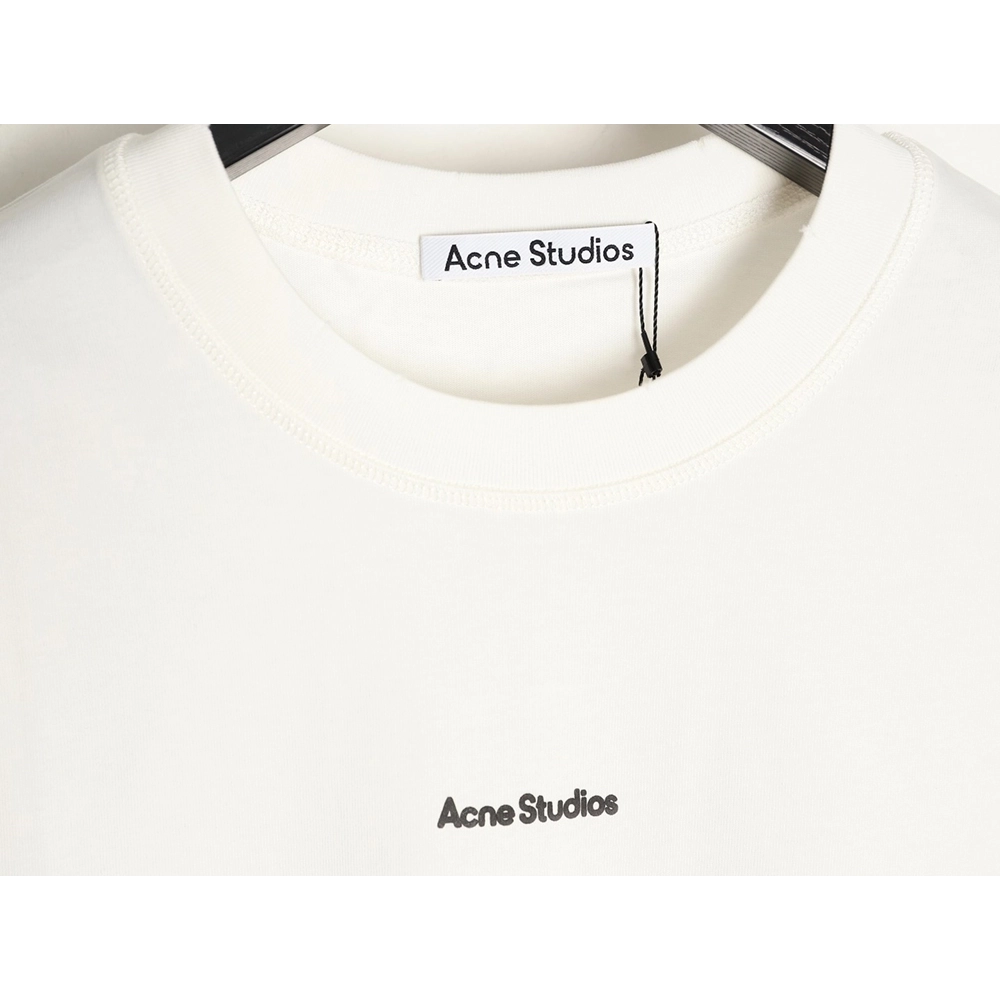 Acne Studios small letter foam print short-sleeved T-shirt,Acne Studios