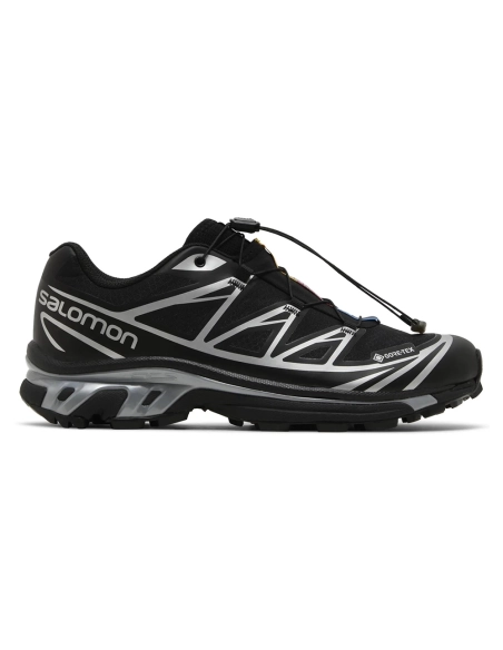 Salomon XT-6 GORE-TEX Black Silver,SALOMON SNEAKERS