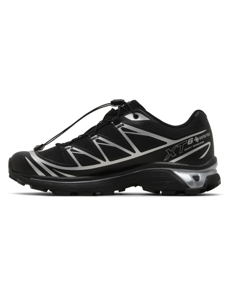 Salomon XT-6 GORE-TEX Black Silver,SALOMON SNEAKERS