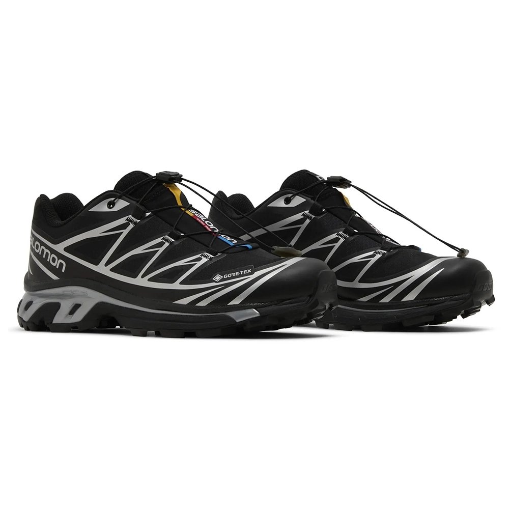 Salomon XT-6 GORE-TEX Black Silver,SALOMON SNEAKERS
