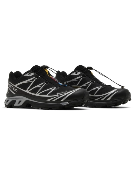 Salomon XT-6 GORE-TEX Black Silver,SALOMON SNEAKERS