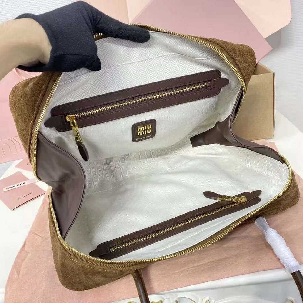 Miu Miu Suede Beau bags 5BB117 34X23X10cm,Miu Miu Bags