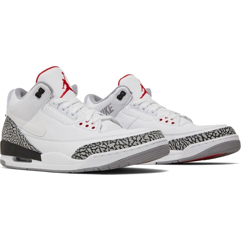 Air Jordan 3 Retro JTH NRG White Cement,AIR JORDAN 3