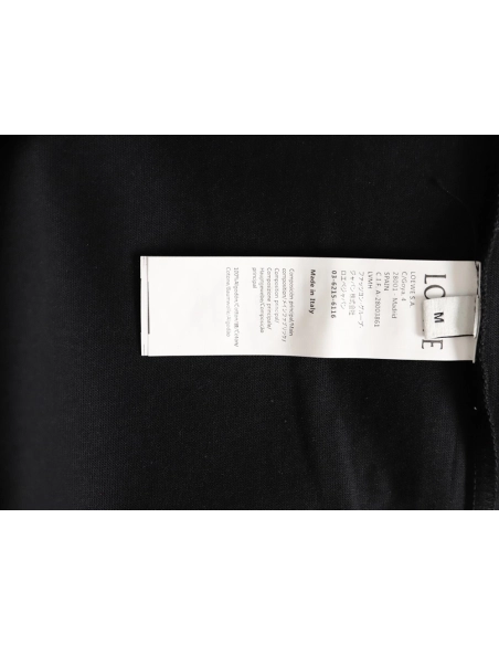 Loewe misplaced logo small embroidered long-sleeved T-shirt,Loewe