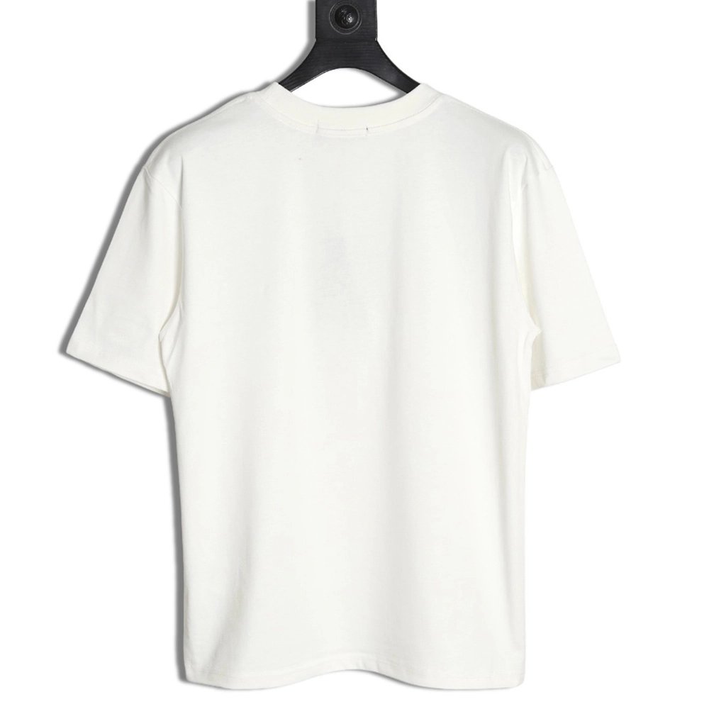 Fendi Little Monster Eyes FF Leather Brand Pocket Short Sleeve,Fendi