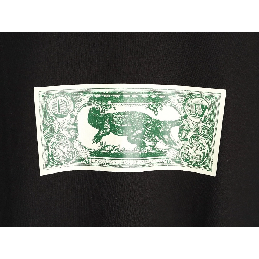 Off white crocodile US dollar short sleeve,Off White