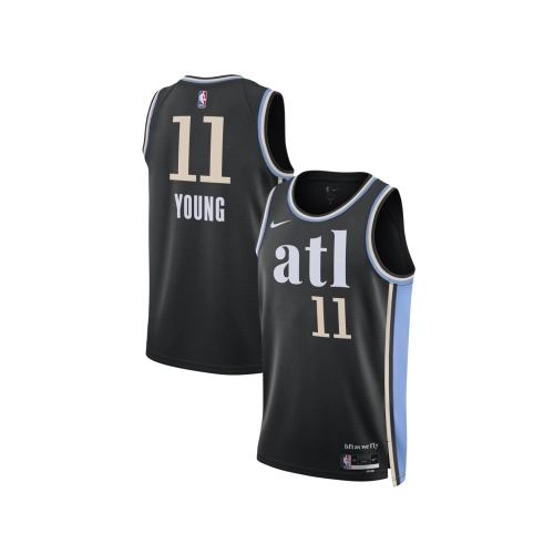 Unisex Atlanta Hawks Trae Young Black 2023 24 Swingman Jersey - City Edition,Atlanta Hawks,NBA,JERSEY with free shipping