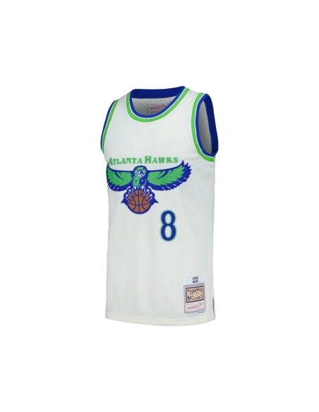 Mens Atlanta Hawks Steve Smith Cream Chainstitch Swingman Jersey,Atlanta Hawks,NBA,JERSEY with free shipping