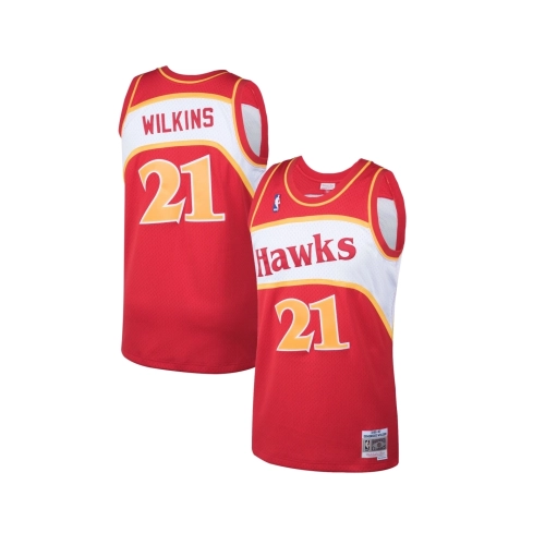 Mens Atlanta Hawks Dominique Wilkins Red 1986 87 Hardwood Classics Swingman Jersey,Atlanta Hawks,NBA,JERSEY with free shipping