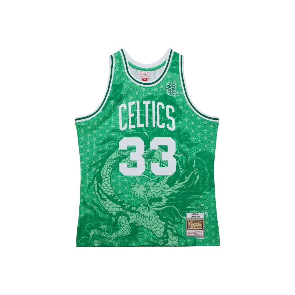 Mens Boston Celtics Larry Bird Kelly Green 1985 86 Hardwood Classics Asian Heritage 6.0 Swingman Throwback Player Jersey,Boston 