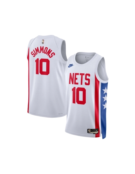 Mens Brooklyn Nets Ben Simmons White Swingman Jersey - Classic Edition,Brooklyn Nets,NBA,JERSEY with free shipping