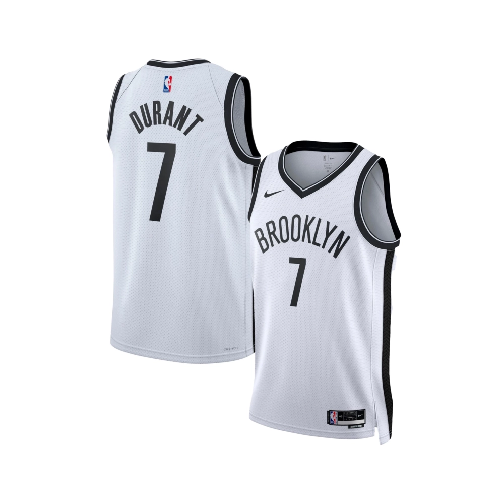 Unisex Brooklyn Nets Kevin Durant White Swingman Jersey - Association Edition,Brooklyn Nets,NBA,JERSEY with free shipping
