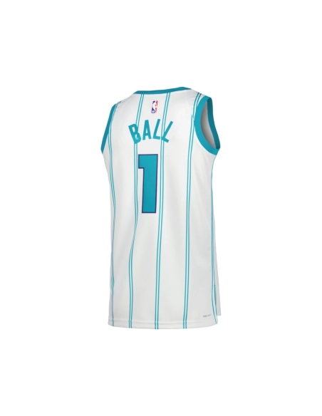 Unisex Charlotte Hornets LaMelo Ball White Swingman Jersey - Association Edition,Charlotte Hornets,NBA,JERSEY with free shipping