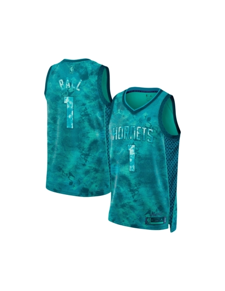 Unisex Charlotte Hornets LaMelo Ball Teal Select Series Swingman Jersey,Charlotte Hornets,NBA,JERSEY with free shipping