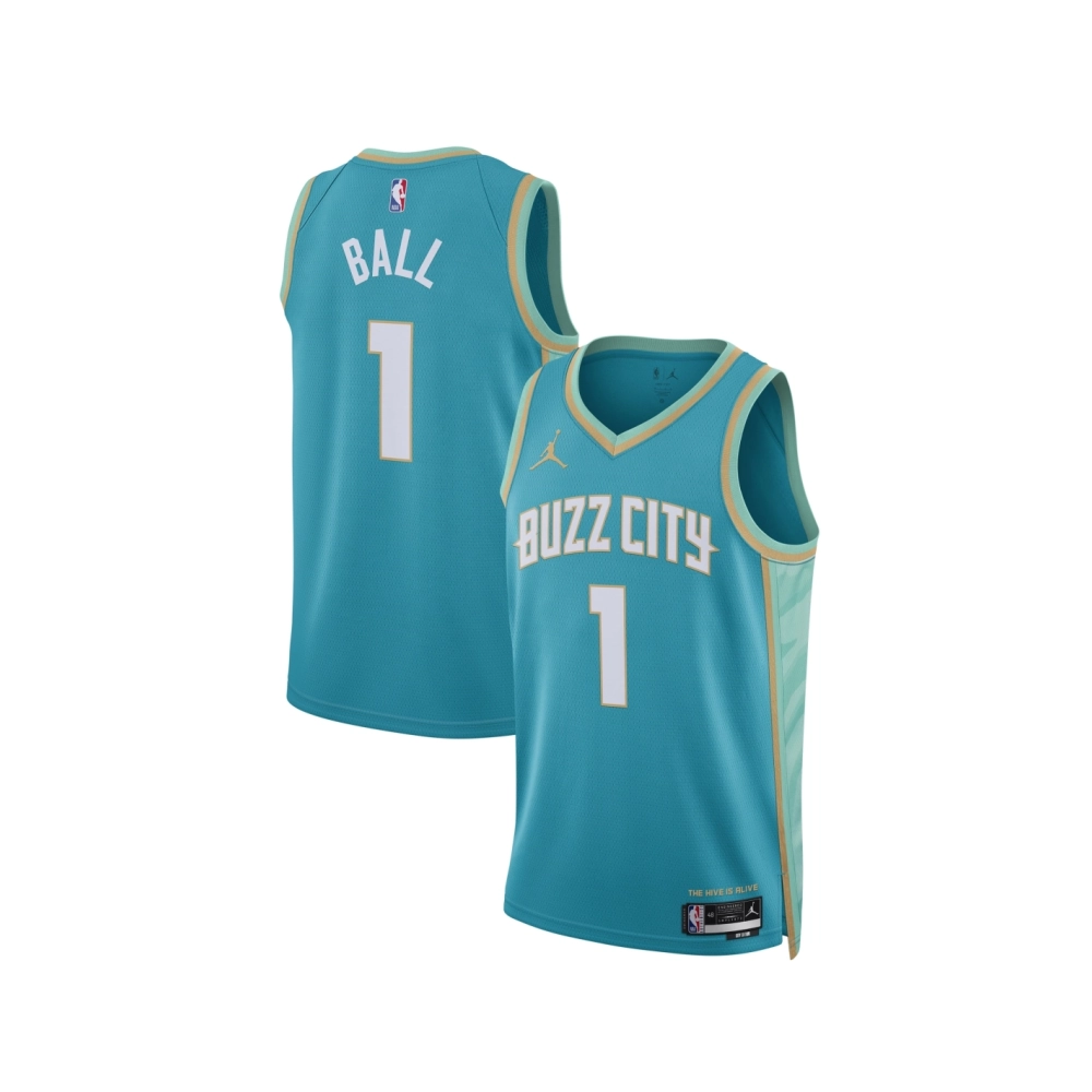 Unisex Charlotte Hornets LaMelo Ball Teal 2023 24 Swingman Jersey - City Edition,Charlotte Hornets,NBA,JERSEY with free shipping
