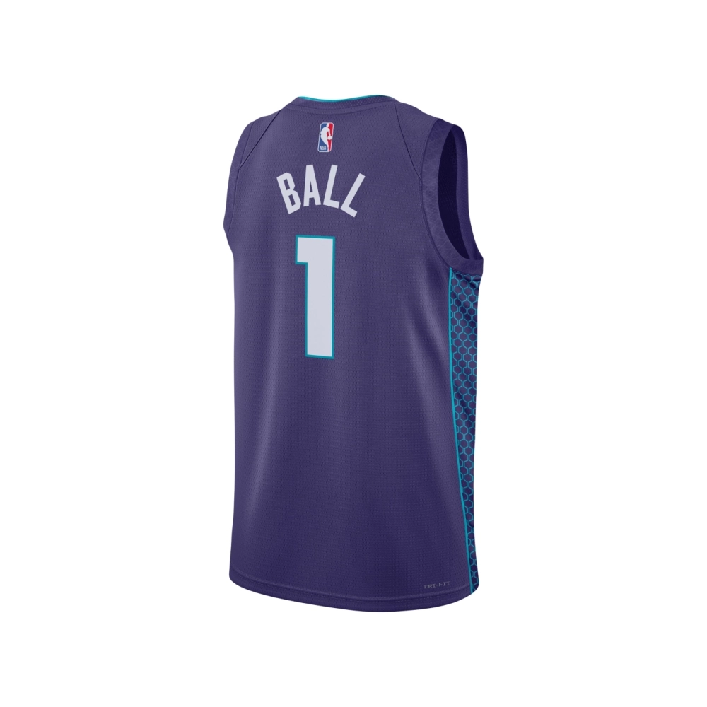 Unisex Charlotte Hornets LaMelo Ball Purple Swingman Jersey - Statement Edition,Charlotte Hornets,NBA,JERSEY with free shipping