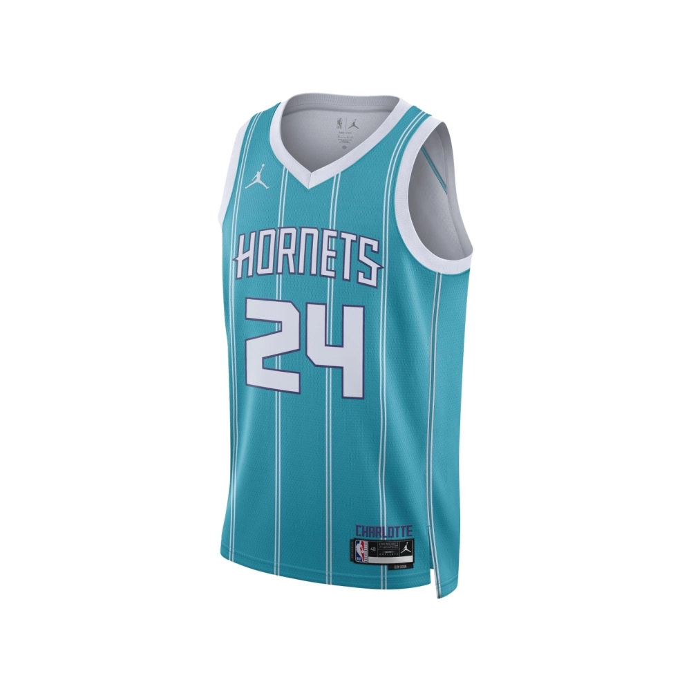 Unisex Charlotte Hornets Brandon Miller Teal NBA Draft Swingman Jersey - Icon Edition,Charlotte Hornets,NBA,JERSEY with free shi