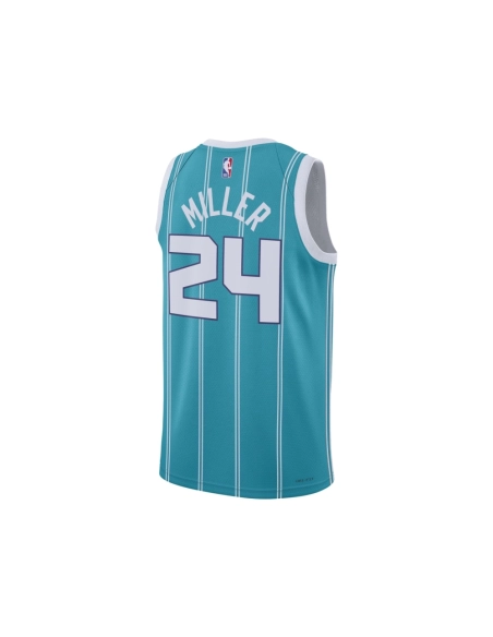 Unisex Charlotte Hornets Brandon Miller Teal NBA Draft Swingman Jersey - Icon Edition,Charlotte Hornets,NBA,JERSEY with free shi