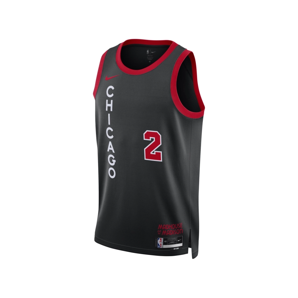 Unisex Chicago Bulls Lonzo Ball Black 2023 24 Swingman Jersey - City Edition,Chicago Bulls,NBA,JERSEY with free shipping