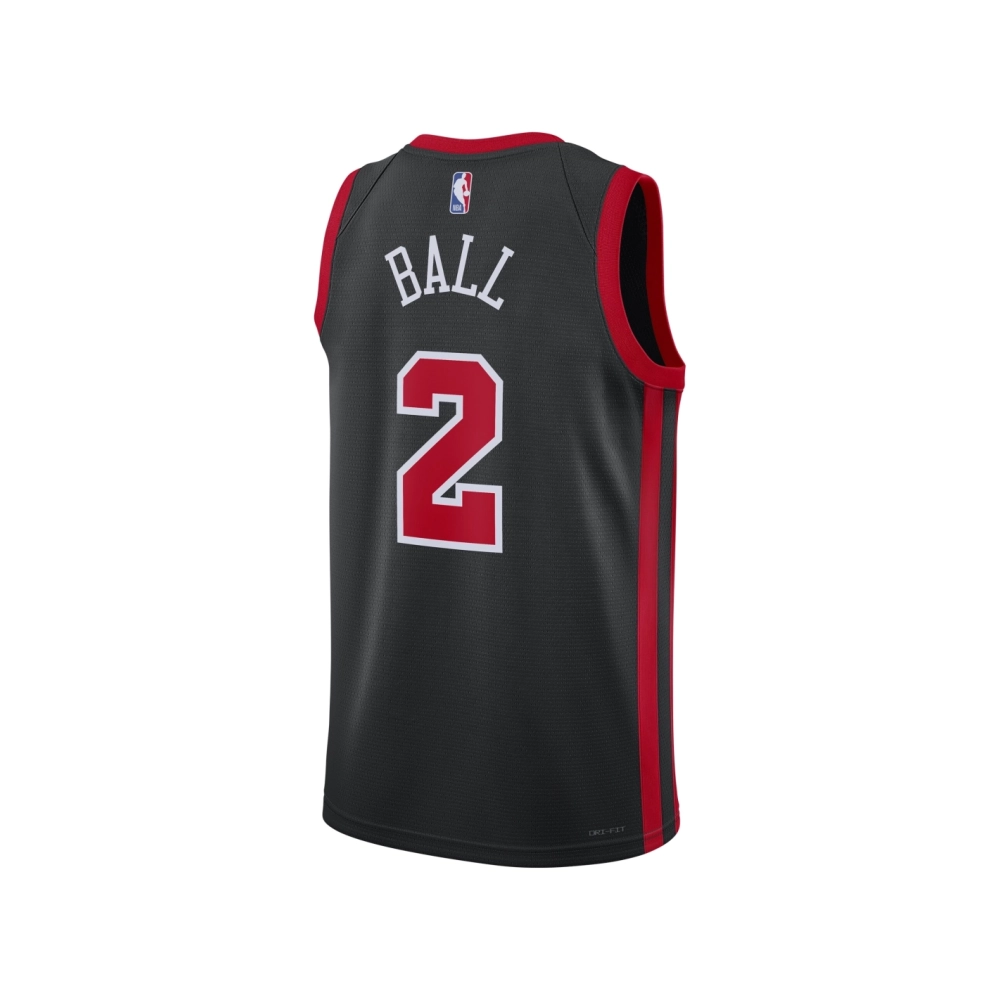 Unisex Chicago Bulls Lonzo Ball Black 2023 24 Swingman Jersey - City Edition,Chicago Bulls,NBA,JERSEY with free shipping