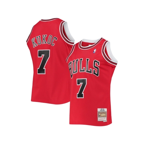 Mens Chicago Bulls Toni Kukoc Red 1997 98 Hardwood Classics Swingman Jersey,Chicago Bulls,NBA,JERSEY with free shipping