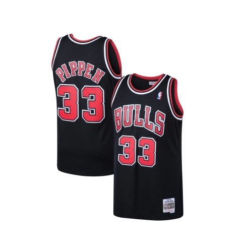 Mens Chicago Bulls Scottie Pippen Black 1997 98 Hardwood Classics Swingman Jersey,Chicago Bulls,NBA,JERSEY with free shipping