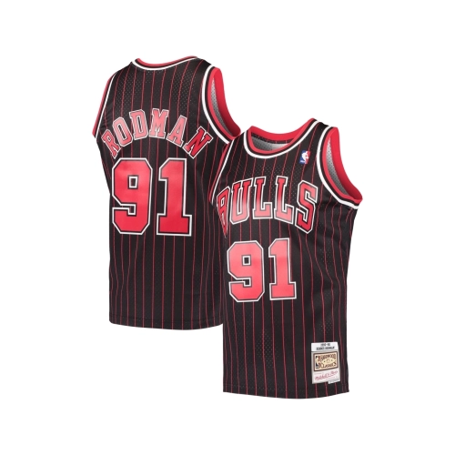 Mens Chicago Bulls Dennis Rodman Black Hardwood Classics Swingman Jersey,Chicago Bulls,NBA,JERSEY with free shipping
