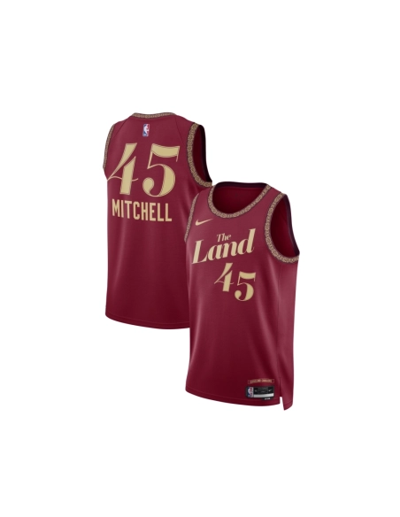 Unisex Cleveland Cavaliers Donovan Mitchell Wine 2023 24 Swingman Jersey - City Edition,Cleveland Cavaliers,NBA,JERSEY with free