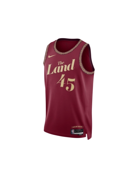Unisex Cleveland Cavaliers Donovan Mitchell Wine 2023 24 Swingman Jersey - City Edition,Cleveland Cavaliers,NBA,JERSEY with free