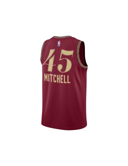 Unisex Cleveland Cavaliers Donovan Mitchell Wine 2023 24 Swingman Jersey - City Edition,Cleveland Cavaliers,NBA,JERSEY with free