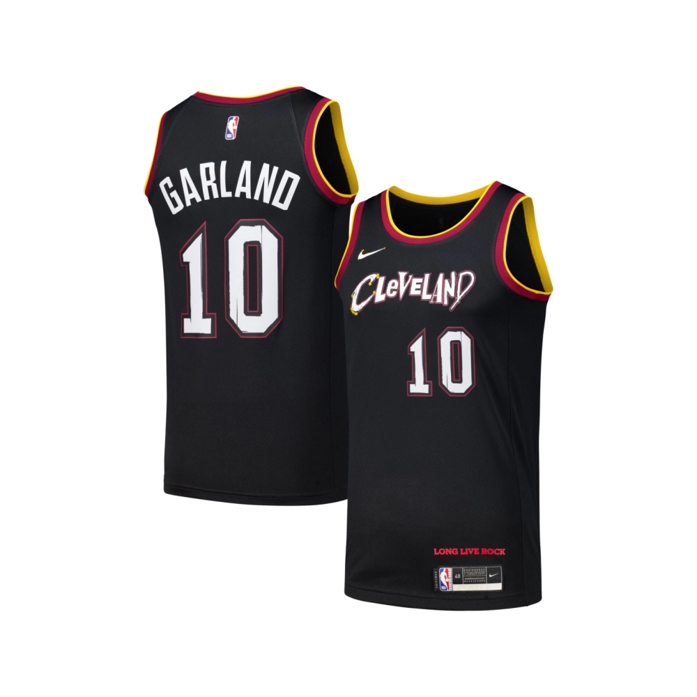 Mens Cleveland Cavaliers Darius Garland Black Swingman Player Jersey - City Edition,Cleveland Cavaliers,NBA,JERSEY with free shi