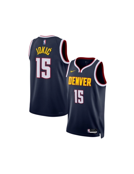 Unisex Denver Nuggets Nikola Jokic Navy Swingman Jersey - Icon Edition,Denver Nuggets,NBA,JERSEY with free shipping