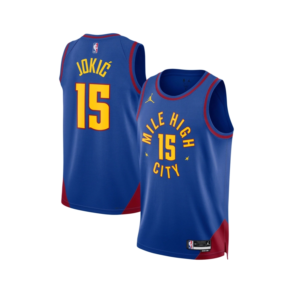 Unisex Denver Nuggets Nikola Jokic Blue Swingman Jersey - Statement Edition,Denver Nuggets,NBA,JERSEY with free shipping