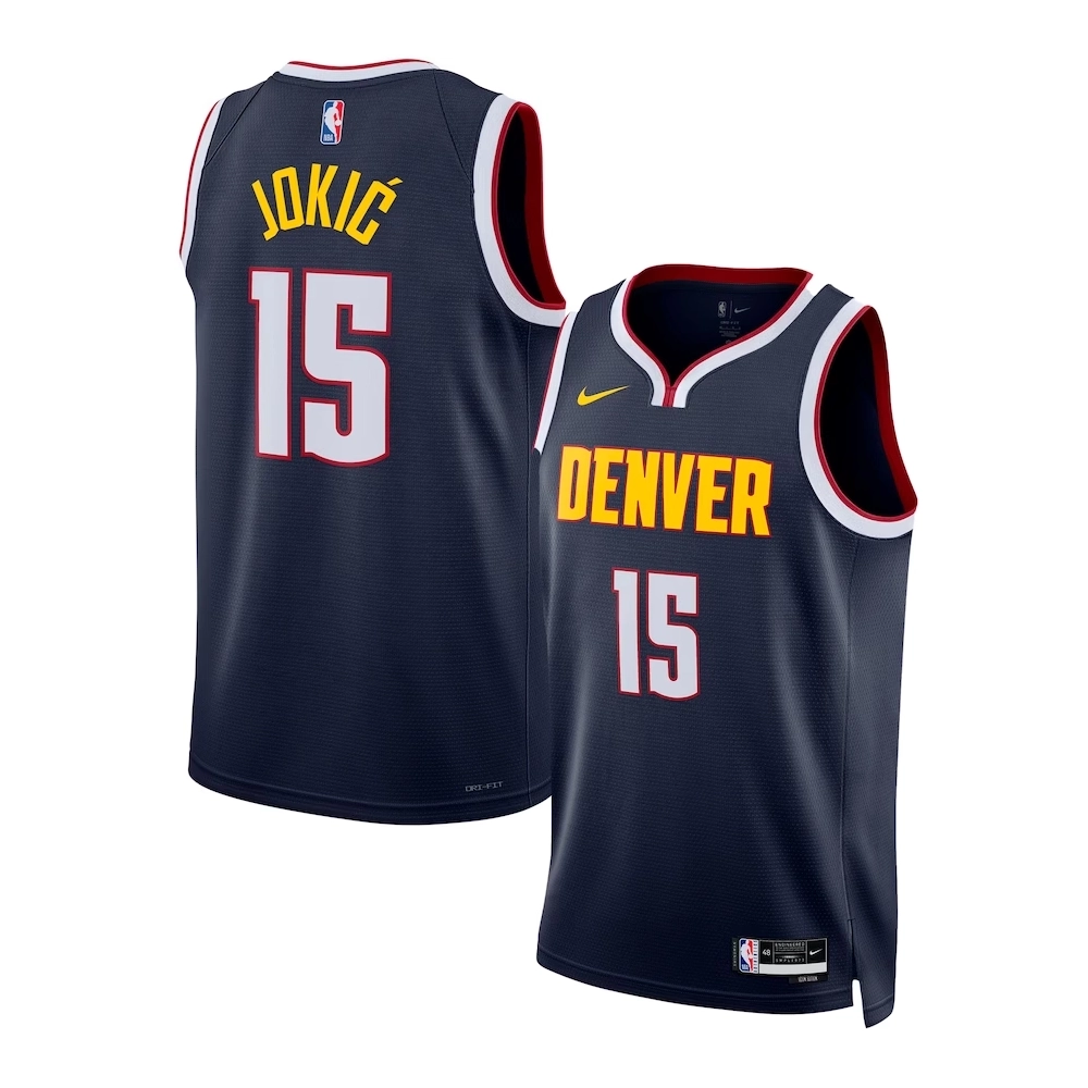 Nikola Jokic Denver Nuggets Unisex Swingman Jersey Icon Edition Navy,Denver Nuggets,NBA,JERSEY with free shipping