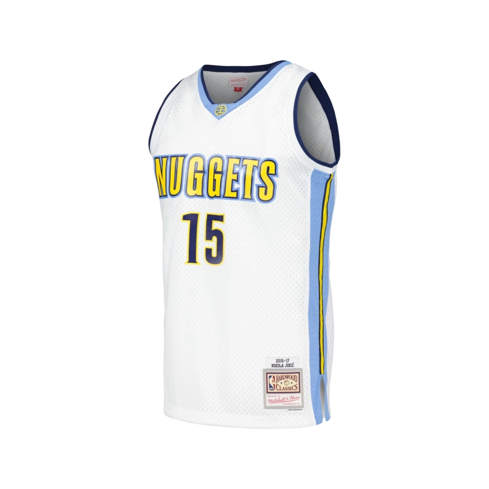 Mens Denver Nuggets Nikola Jokic White 2016 17 Throwback Swingman Jersey,Denver Nuggets,NBA,JERSEY with free shipping