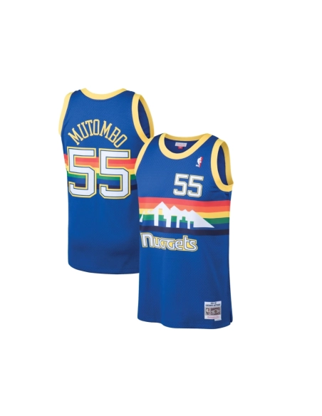 Mens Denver Nuggets Dikembe Mutombo Blue 1991 92 Hardwood Classics Swingman Jersey,Denver Nuggets,NBA,JERSEY with free shipping