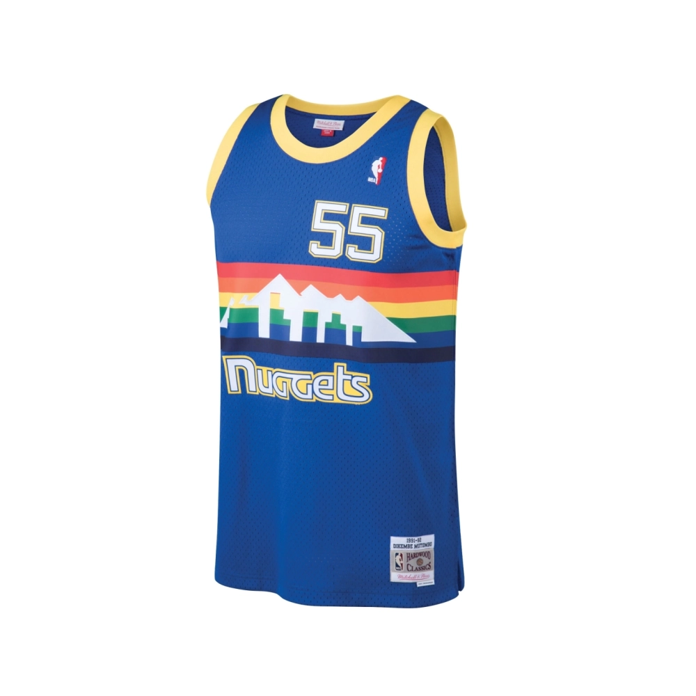 Mens Denver Nuggets Dikembe Mutombo Blue 1991 92 Hardwood Classics Swingman Jersey,Denver Nuggets,NBA,JERSEY with free shipping