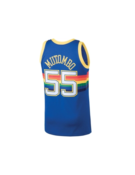 Mens Denver Nuggets Dikembe Mutombo Blue 1991 92 Hardwood Classics Swingman Jersey,Denver Nuggets,NBA,JERSEY with free shipping