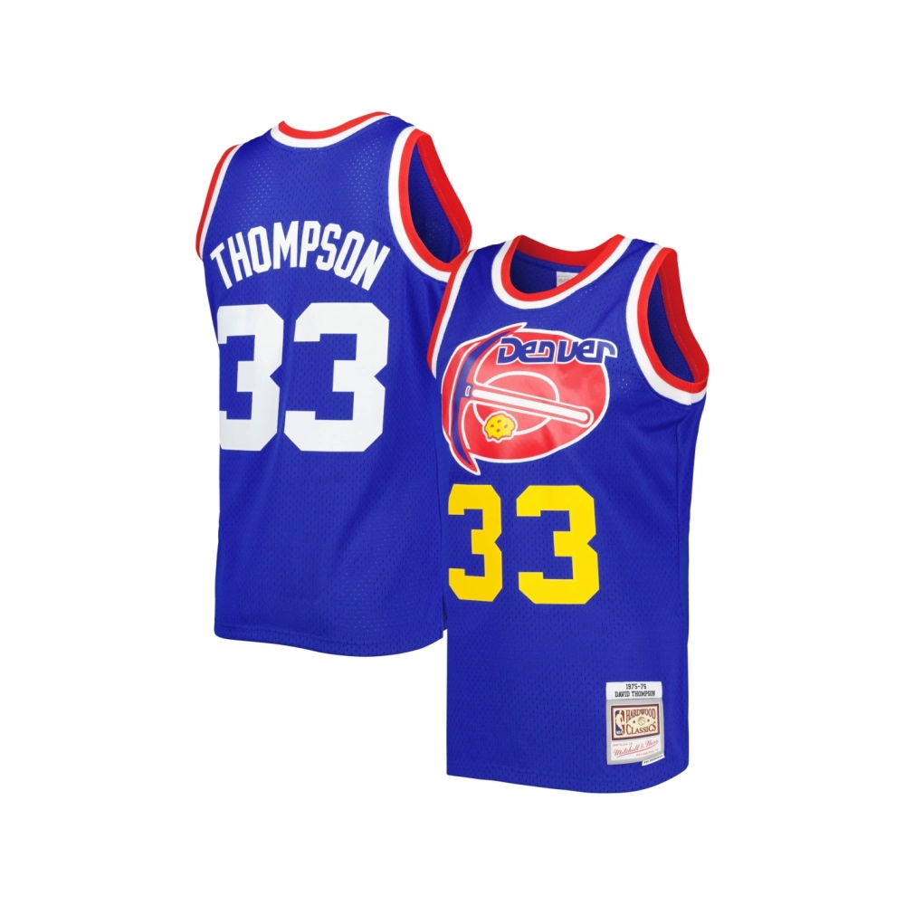 Mens Denver Nuggets David Thompson Royal Hardwood Classics 1975 76 Swingman Jersey,Denver Nuggets,NBA,JERSEY with free shipping
