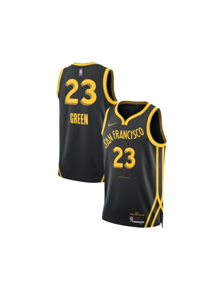 Unisex Golden State Warriors Draymond Green Black 2023 24 Swingman Jersey - City Edition,Golden State Warriors,NBA,JERSEY with f