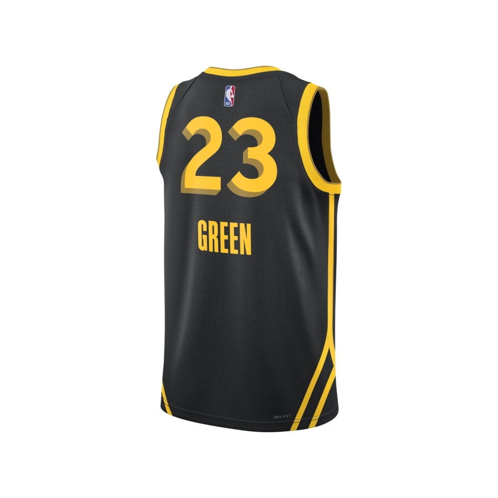 Unisex Golden State Warriors Draymond Green Black 2023 24 Swingman Jersey - City Edition,Golden State Warriors,NBA,JERSEY with f
