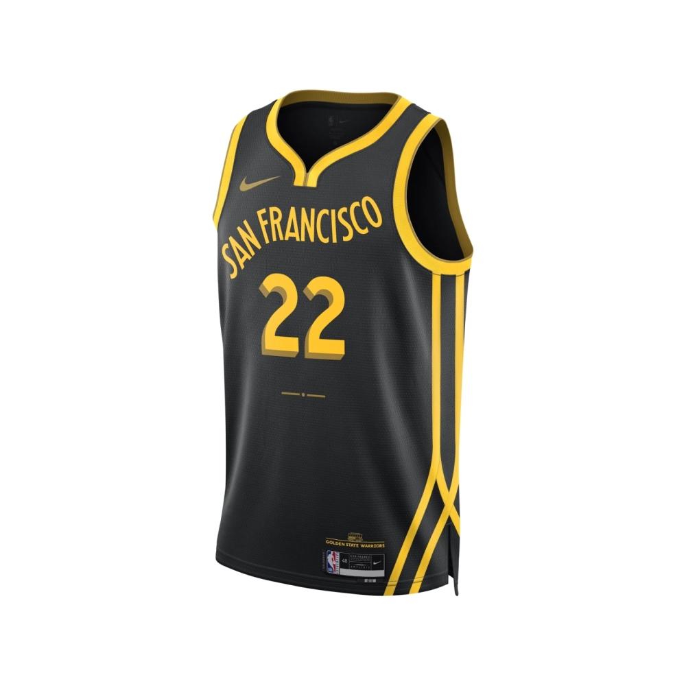 Unisex Golden State Warriors Andrew Wiggins Black 2023 24 Swingman Jersey - City Edition,Golden State Warriors,NBA,JERSEY with f