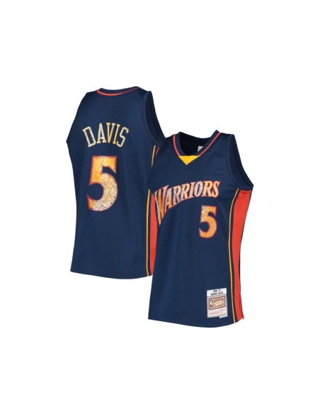 Mens Golden State Warriors Baron Davis Royal 2006 07 Hardwood Classics NBA 75th Anniversary Diamond Swingman Jersey,Golden State