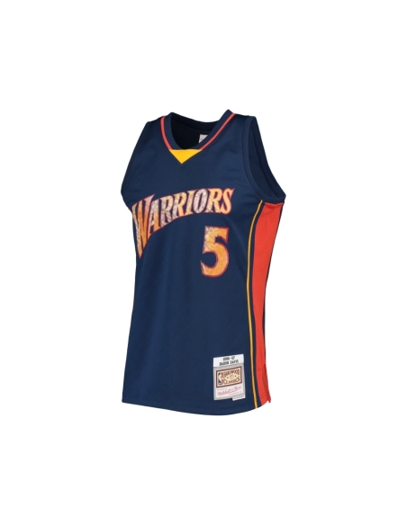 Mens Golden State Warriors Baron Davis Royal 2006 07 Hardwood Classics NBA 75th Anniversary Diamond Swingman Jersey,Golden State