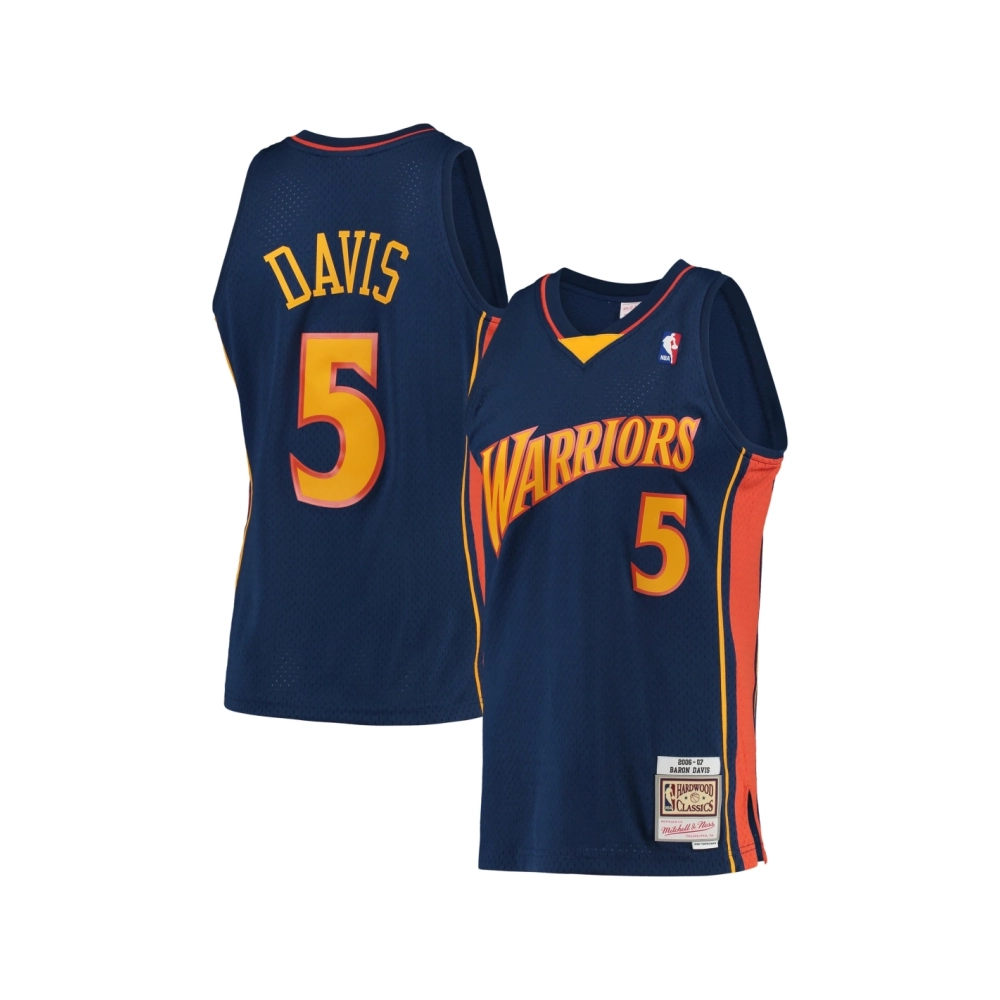 Mens Golden State Warriors Baron Davis Navy 2006 07 Hardwood Classics Swingman Jersey,Golden State Warriors,NBA,JERSEY with free