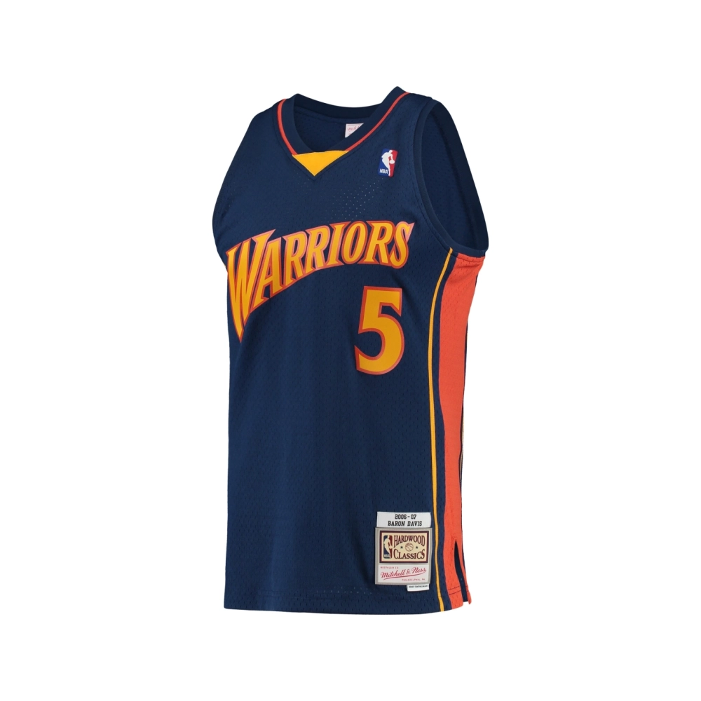 Mens Golden State Warriors Baron Davis Navy 2006 07 Hardwood Classics Swingman Jersey,Golden State Warriors,NBA,JERSEY with free