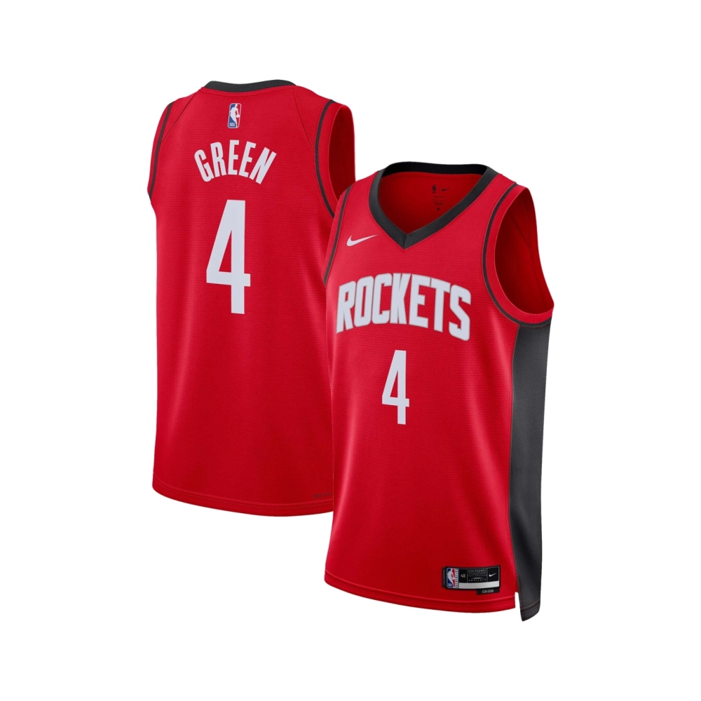 Unisex Houston Rockets Jalen Green Red Swingman Jersey - Icon Edition,Houston Rockets,NBA,JERSEY with free shipping