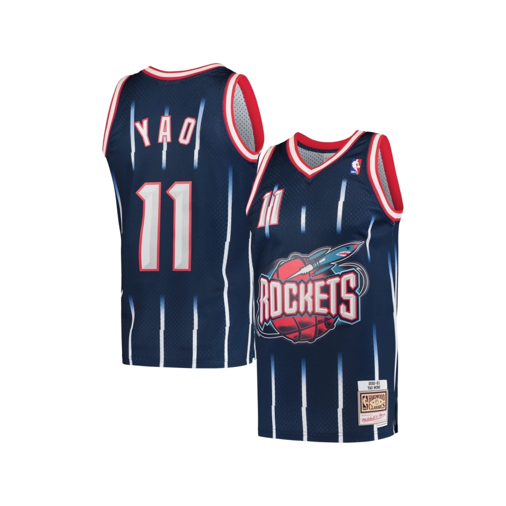 Mens Houston Rockets Yao Ming Navy 2002 03 Hardwood Classics Swingman Jersey,Houston Rockets,NBA,JERSEY with free shipping